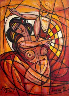 Tańcząca Carmen, 2014
olej na płótnie, 70 x 50 cm