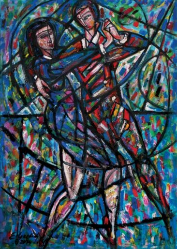 Tango, 2014
olej na płótnie, 100 x 70 cm
